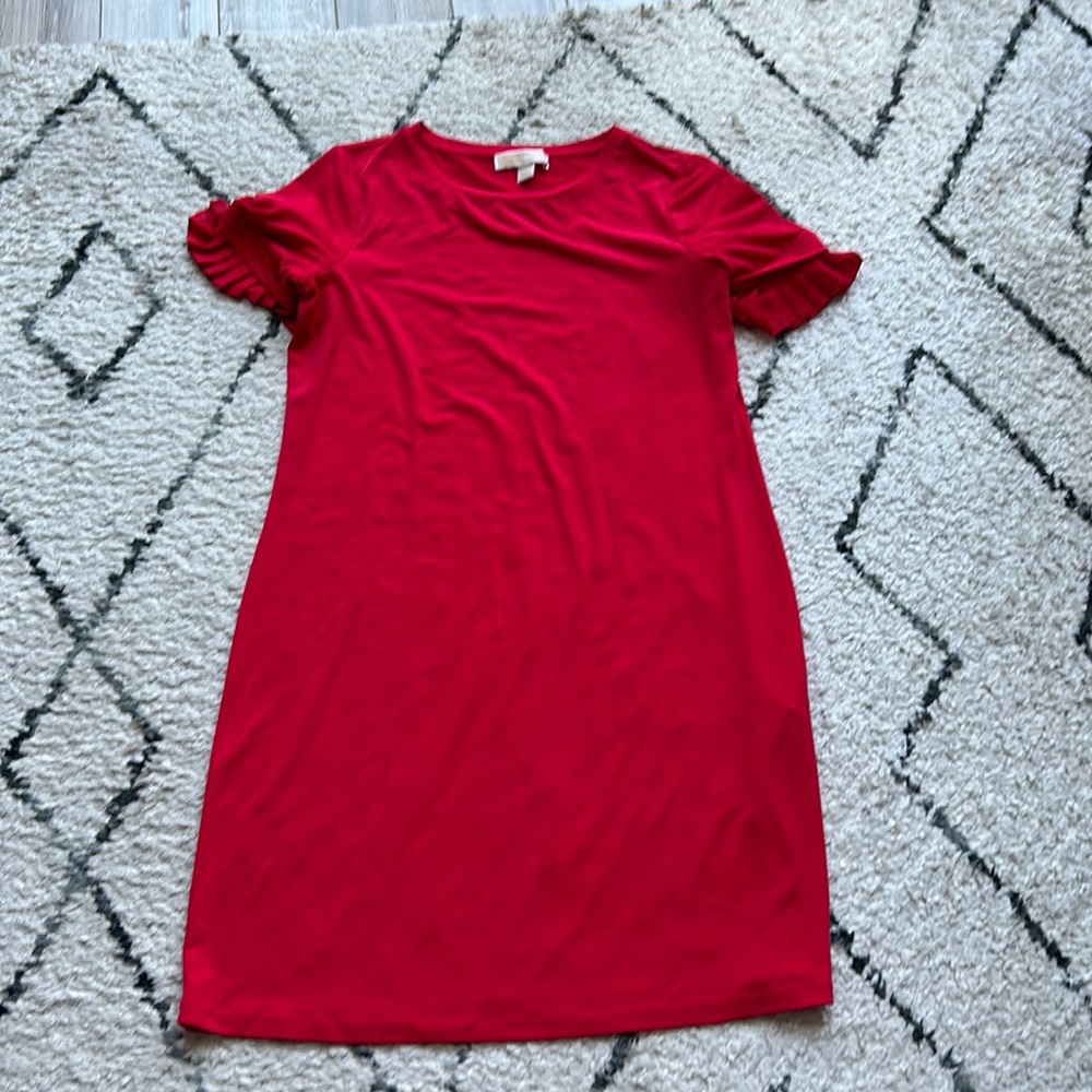 MK ruffle sleeve dress